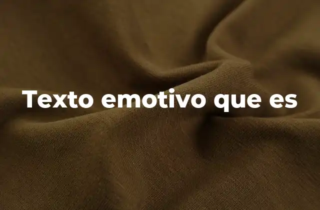 La importancia de la emoción en la escritura