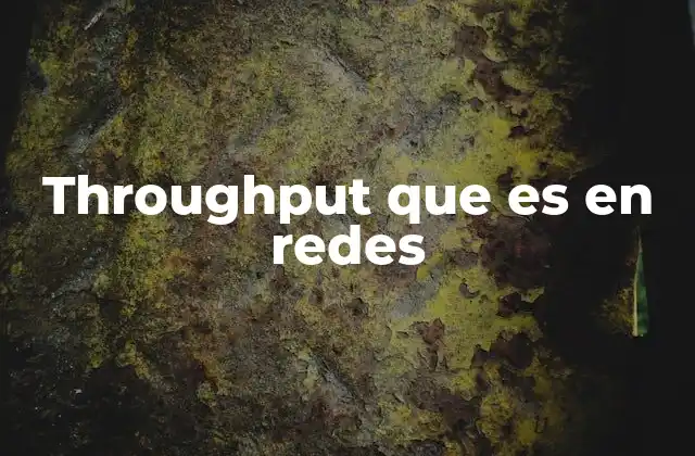 Factores que influyen en el rendimiento de la red