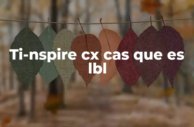 Programación avanzada con la TI-Nspire CX CAS