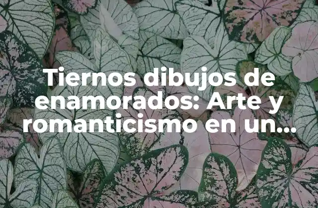 Tiernos Dibujos de Enamorados: Arte y Romanticismo en un Solo Trazo