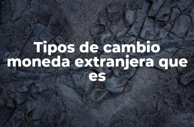 Cómo se forma el tipo de cambio entre divisas