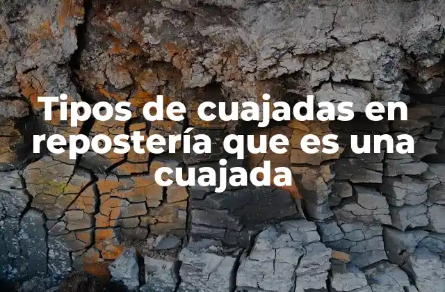 Tipos de Cuajadas en Repostería que es una Cuajada