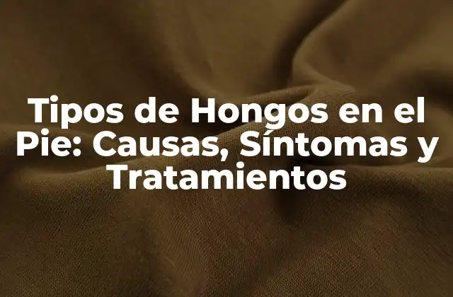 Causas de los Hongos en el Pie