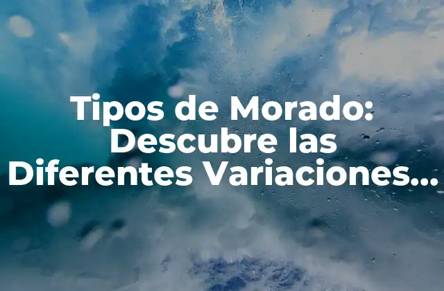 El Morado Tradicional