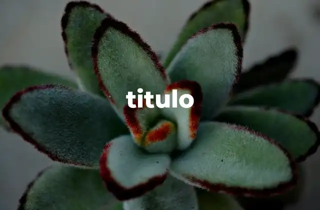 Titulo