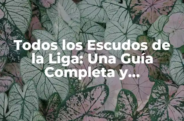 Todos los Escudos de la Liga: una Guía Completa y Actualizada