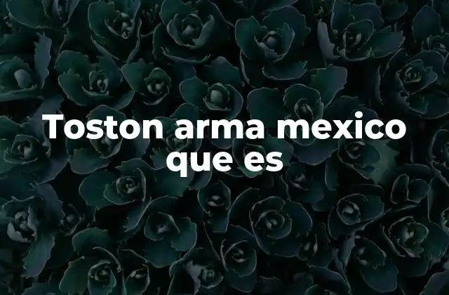Historia y evolución del uso de armas pequeñas en México