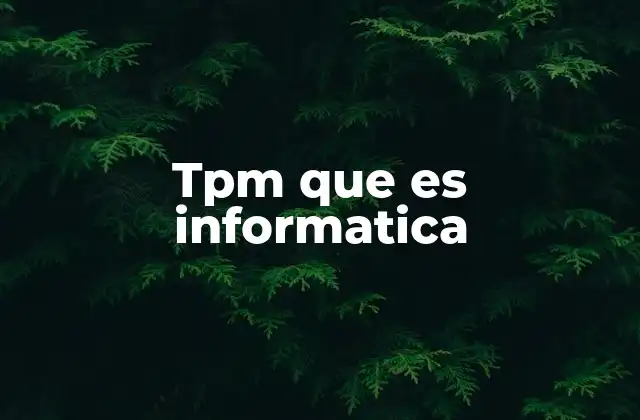 Tpm que es Informatica 2 Cómo el TPM mejora la seguridad en los dispositivos
