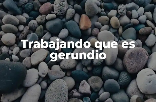 El gerundio como marca de acción simultánea