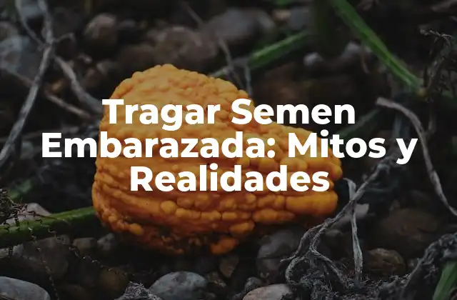 Tragar Semen Embarazada: Mitos y Realidades 2 ¿Es Seguro Tragar Semen Durante el Embarazo?