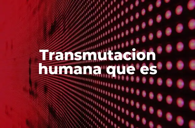 Transmutacion Humana que es 2 El futuro de la especie humana