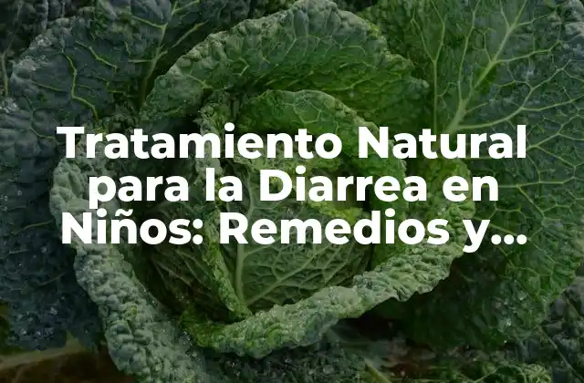 Tratamiento Natural para la Diarrea en Niños: Remedios y Consejos Efectivos