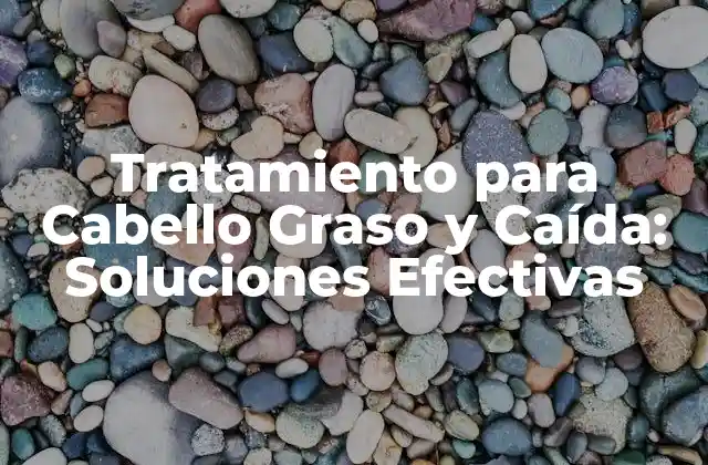 Tratamiento para Cabello Graso y Caída: Soluciones Efectivas