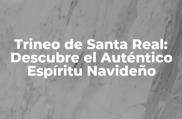 Trineo de Santa Real: Descubre el Auténtico Espíritu Navideño