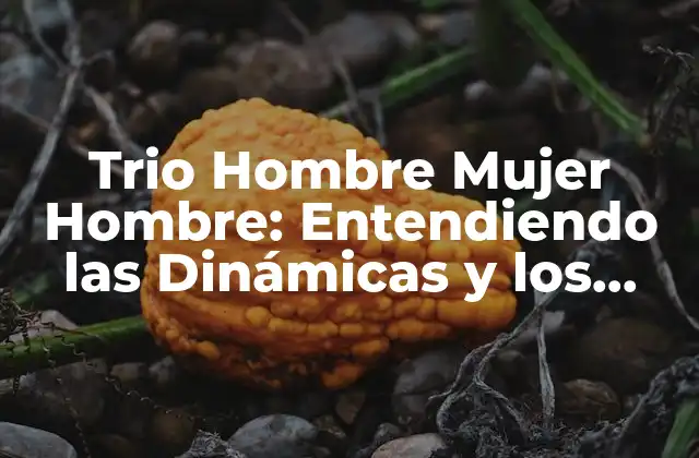 Trio Hombre Mujer Hombre: Entendiendo las Dinámicas y los Desafíos de Esta Relación