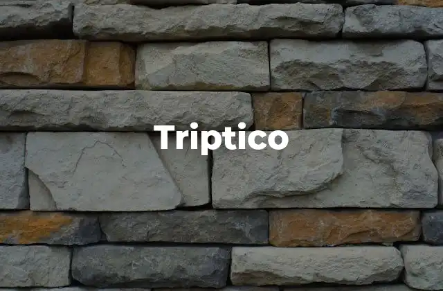 Triptico