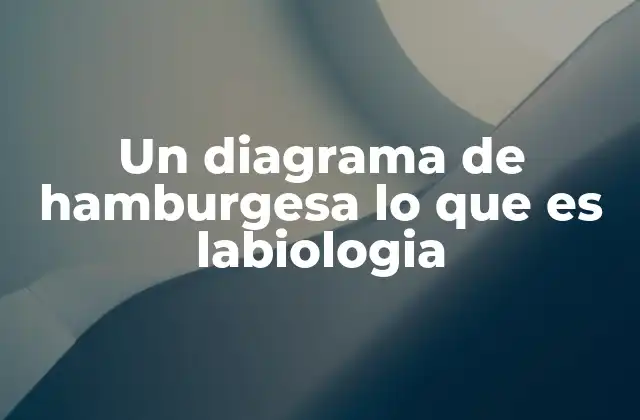 Un Diagrama de Hamburgesa Lo que es Labiologia