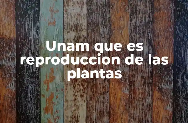 Unam que es Reproduccion de las Plantas 2 La importancia de estudiar la propagación vegetal en la UNAM