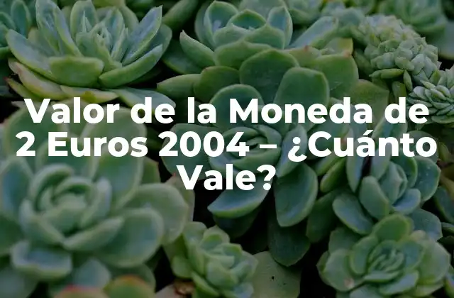Diseño y Características de la Moneda de 2 Euros 2004
