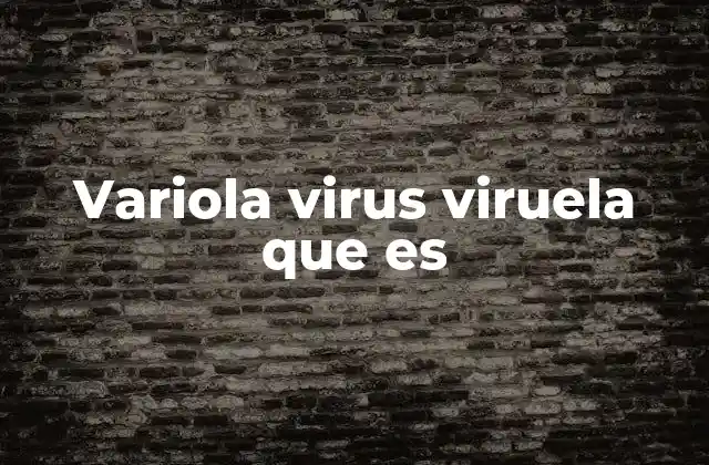 Variola Virus Viruela que es 2 Historia de la viruela y su impacto en la humanidad