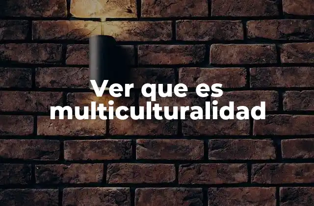 La diversidad como pilar de la multiculturalidad
