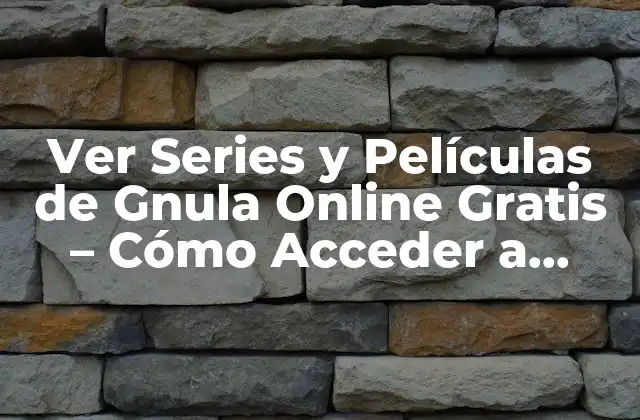 Ver Series y Películas de Gnula Online Gratis – Cómo Acceder a Contenido de Calidad
