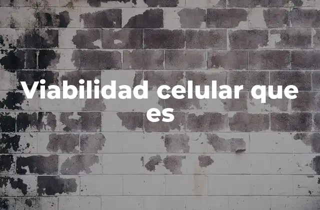 La importancia de evaluar el estado funcional de las células