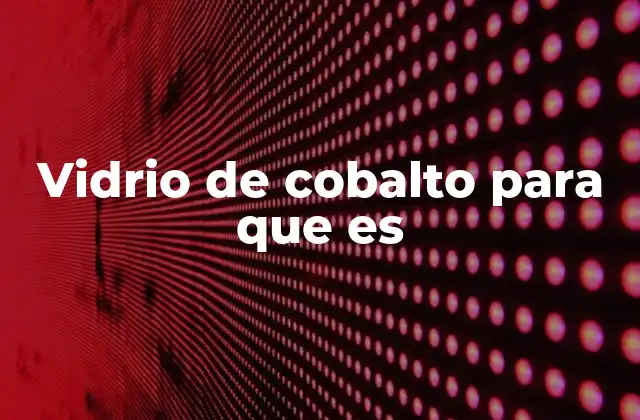 El atractivo visual del vidrio de color