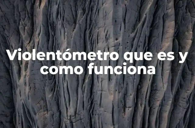 Cómo los violentómetros analizan el entorno
