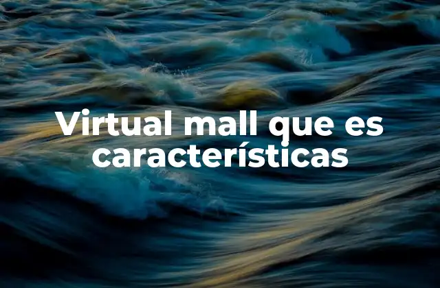Virtual Mall que es Características