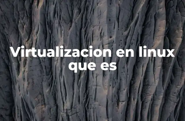 Cómo la virtualización mejora la gestión de recursos en entornos Linux