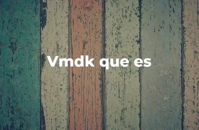 ¿Cómo funciona un disco duro virtual como el vmdk?