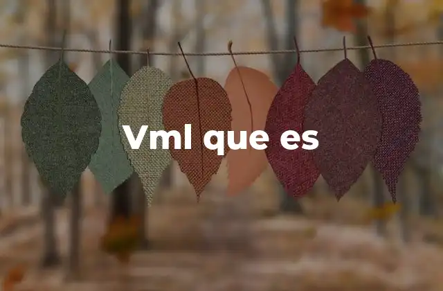 Vml que es 2 VML y su relación con los gráficos vectoriales