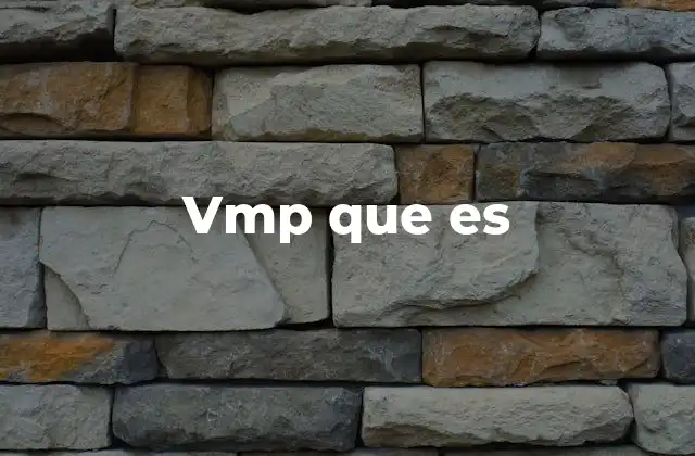 Vmp que es