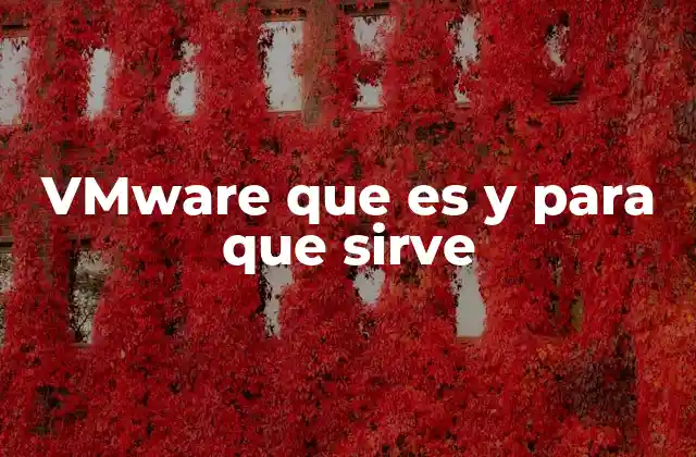 Cómo funciona la virtualización con VMware