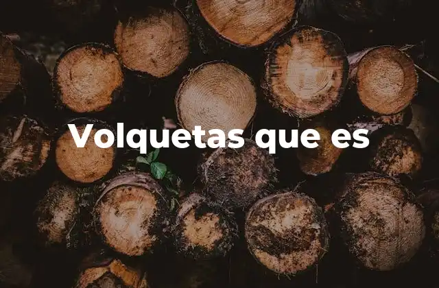 Volquetas que es