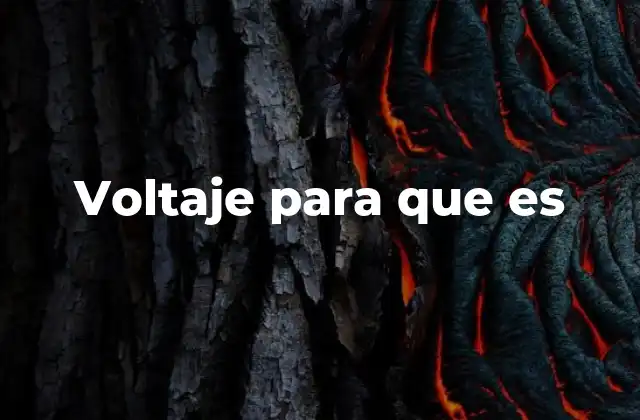 Cómo se genera y cómo se mide el voltaje