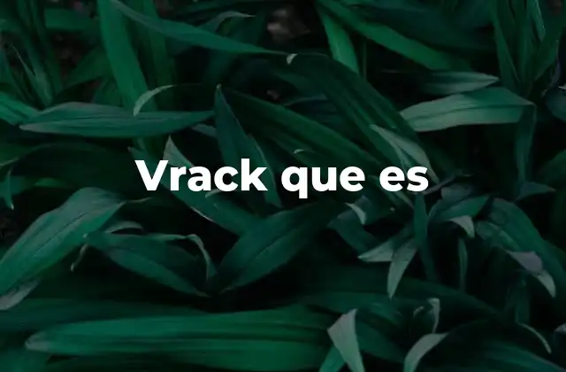 Vrack que es