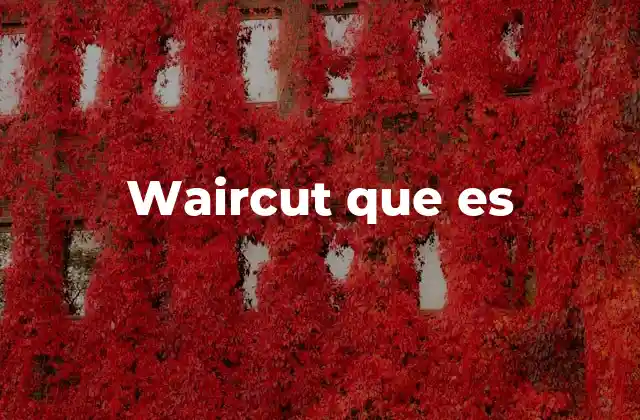 Waircut que es
