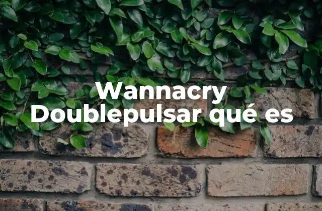 Wannacry Doublepulsar Qué es