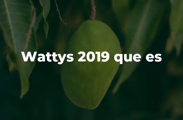 Wattys 2019 que es