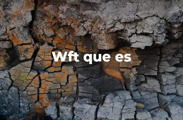 Wft que es