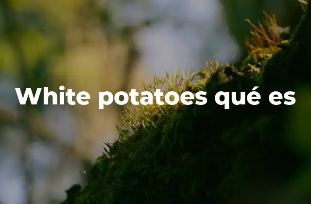 White Potatoes Qué es 2 El rol de las patatas en la gastronomía mundial