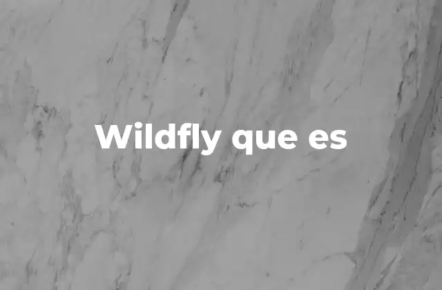 Wildfly que es
