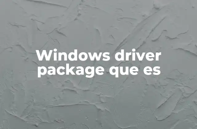 Cómo se estructuran los controladores de Windows