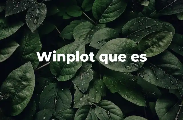 Winplot que es