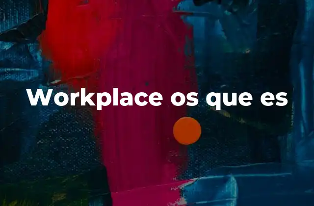 Workplace Os que es
