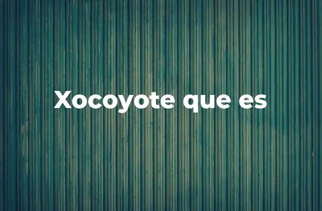 Xocoyote que es 2 El xocoyote como reflejo de la comedia popular