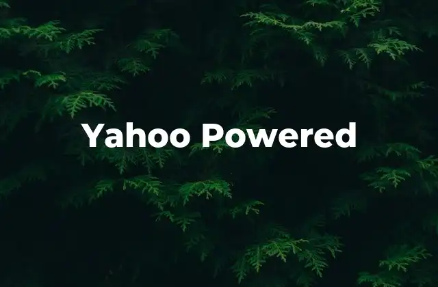 Yahoo Powered