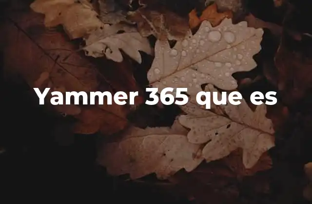 Yammer 365 que es 2 Cómo Yammer 365 mejora la colaboración en organizaciones modernas